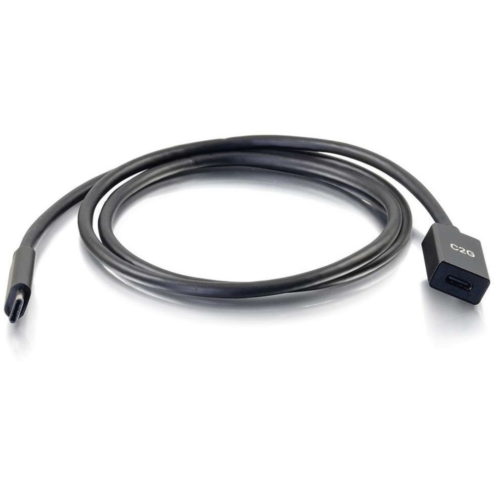 C2G 3ft USB C Extension Cable - 10G 3A - M/F - 3 ft USB Data Transfer Cable - 28658 MPN:28658