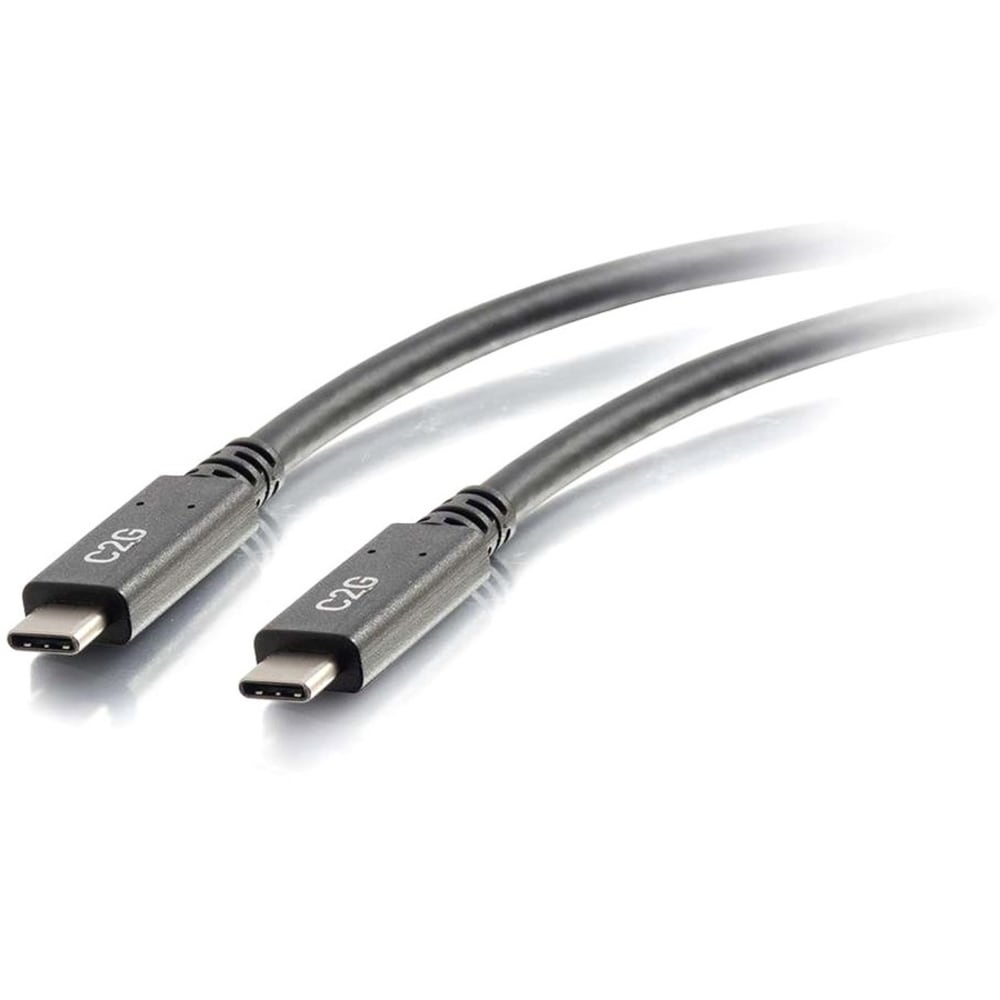 C2G 3ft USB C Cable - USB C to USB C Cable - 3.1 Gen 1 3A - 5Gbps - M/M - 3 ft USB Data Transfer Cable - 28830 MPN:28830