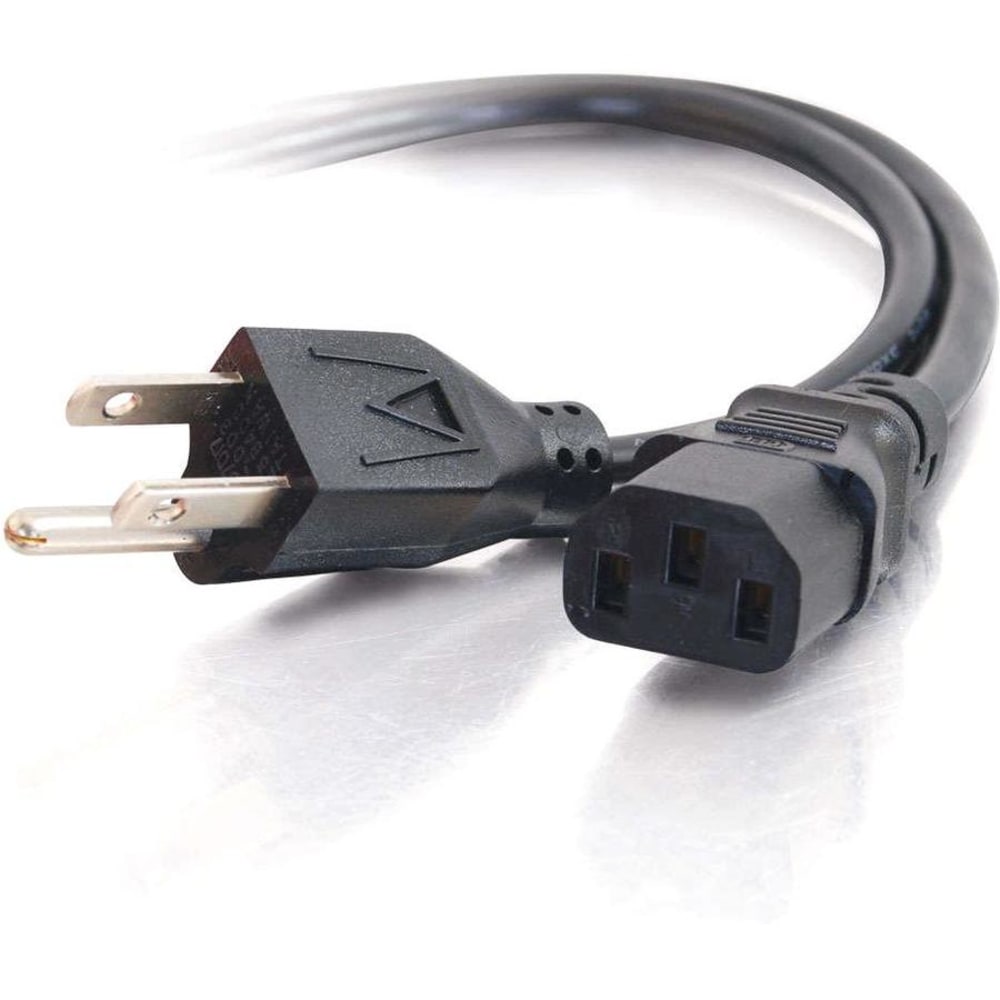 C2G 5ft 16 AWG Universal Power Cord (NEMA 5-15P to IEC320C13) TAA - C2G 5ft 16 AWG Universal Power Cord (NEMA 5-15P to IEC320C13) TAA MPN:29927