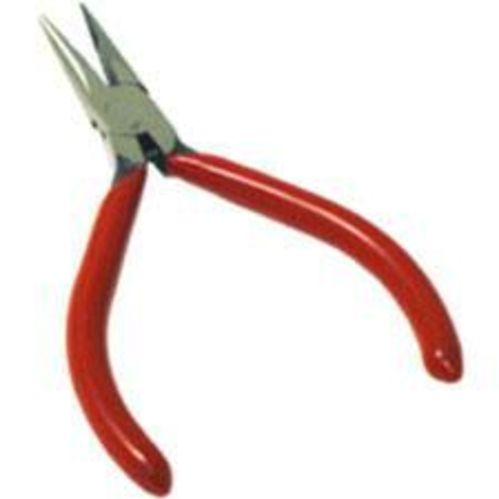C2G 4.5in Long Nose Pliers - Red - Plastic - 0.13 lb - TAA Compliant MPN:38002