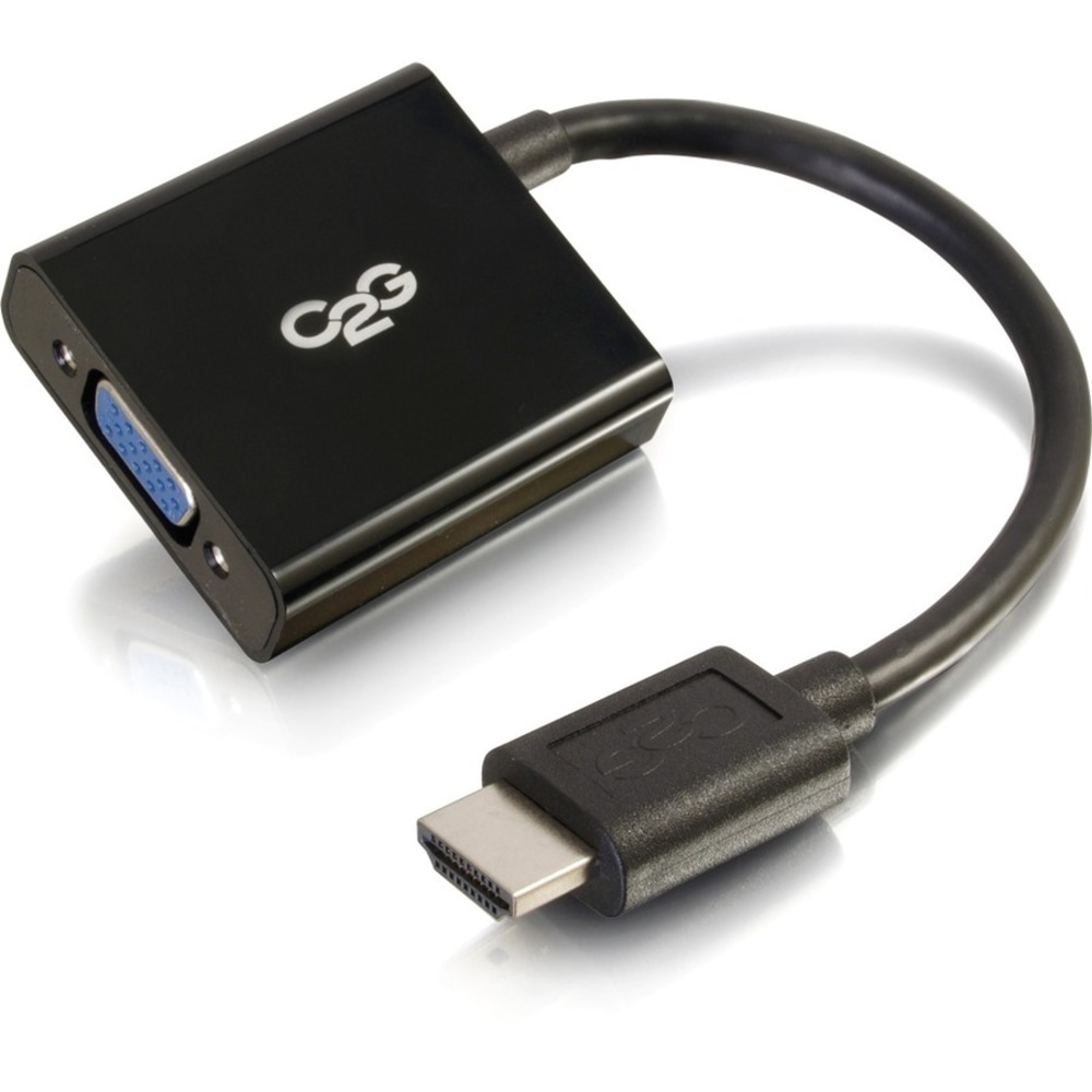 C2G HDMI to VGA Adapter - HDMI to VGA Converter Adapter - 1080p - HDMI/VGA - 41350 MPN:41350