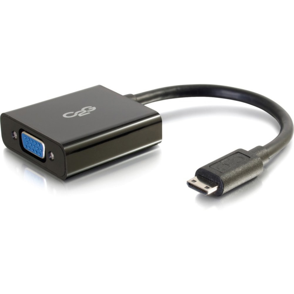 C2G Mini HDMI to VGA Adapter - Mini HDMI to VGA Converter - Male to Female - HDMI/VGA - 41353 MPN:41353