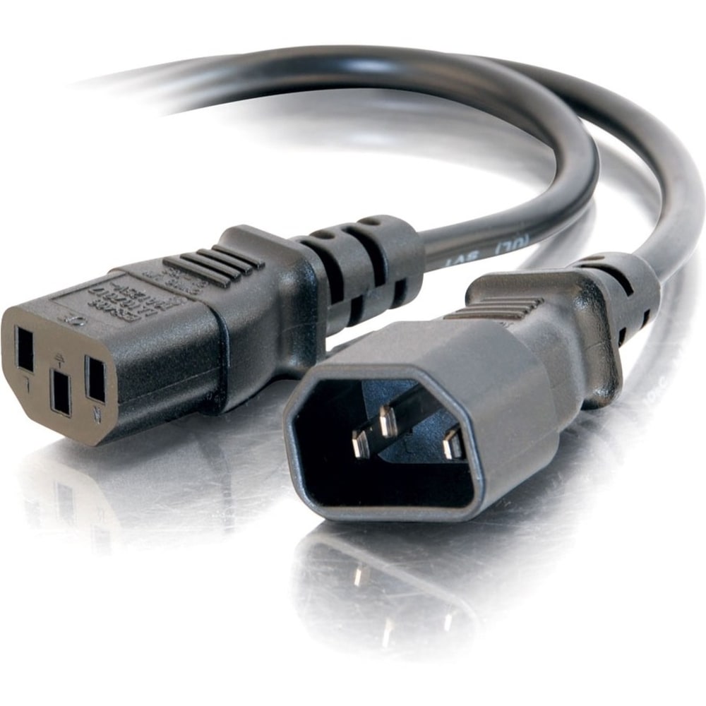 C2G 15ft 18 AWG Computer Power Extension Cord (IEC320C14 to IEC320C13) - 15ft MPN:20941