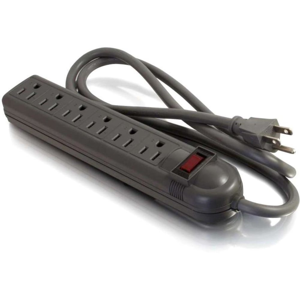 C2G 6-Outlet Surge Suppressor, Black MPN:29300