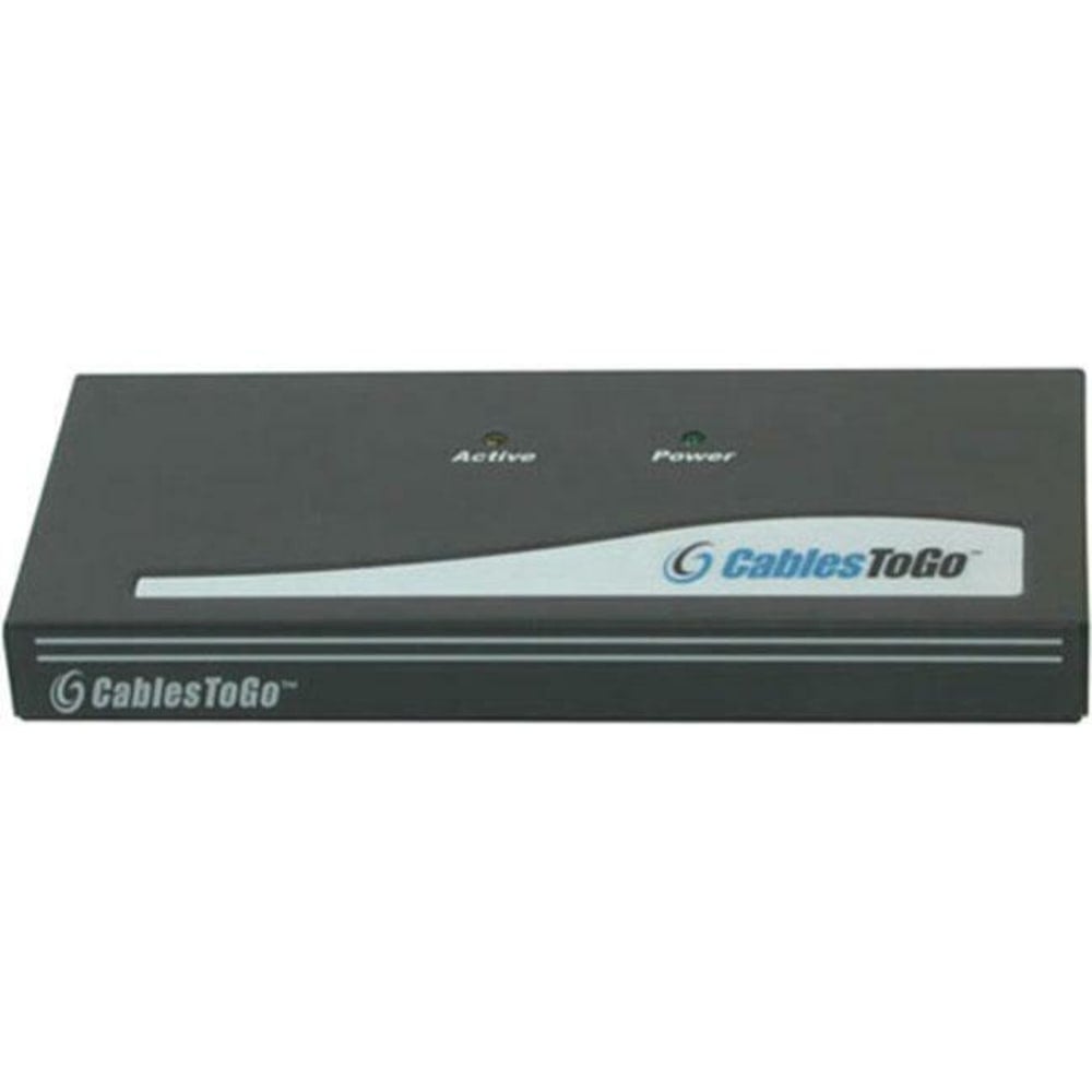 C2G 4-Port UXGA Monitor Splitter/Extender (Male Input) - 1 x Computer, 4 x Monitor - 1920 x 1440 @ 80Hz - SVGA, XGA MPN:29551