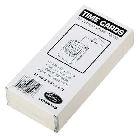 Time Card, 7000E, PK100 MPN:E7-100