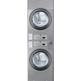 Crossover 2.0 Front Load Stacked Dryer Electric Cashless 7.7 Cu.Ft. Capacity 240V Gray DLHS2817EC2DC