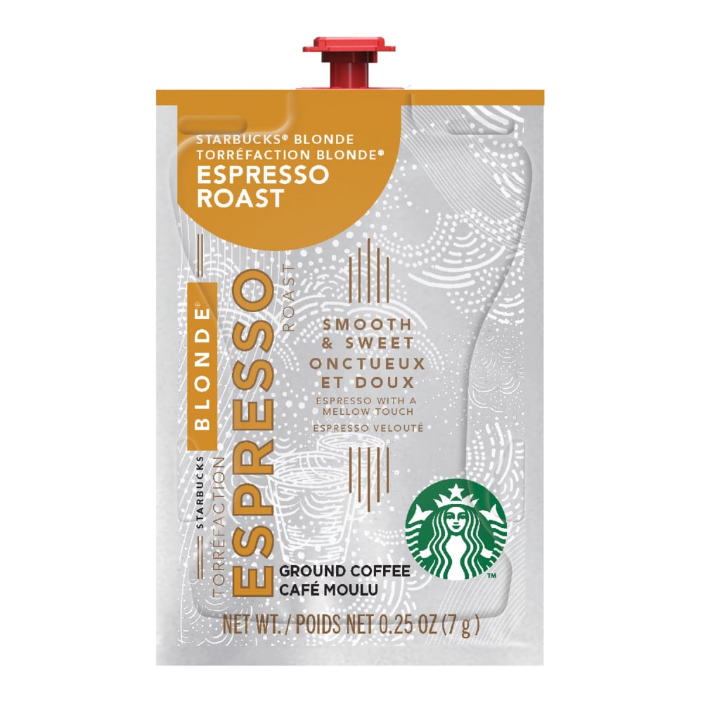 Starbucks Single-Serve Coffee Freshpacks, Blonde Espresso, Carton Of 72 MPN:48042