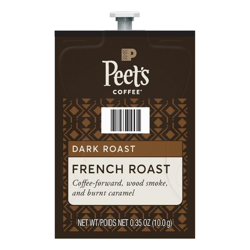 Peet s Coffee & Tea Single Serve Coffee Freshpacks, French Roast, Carton Of 76 MPN:PT12