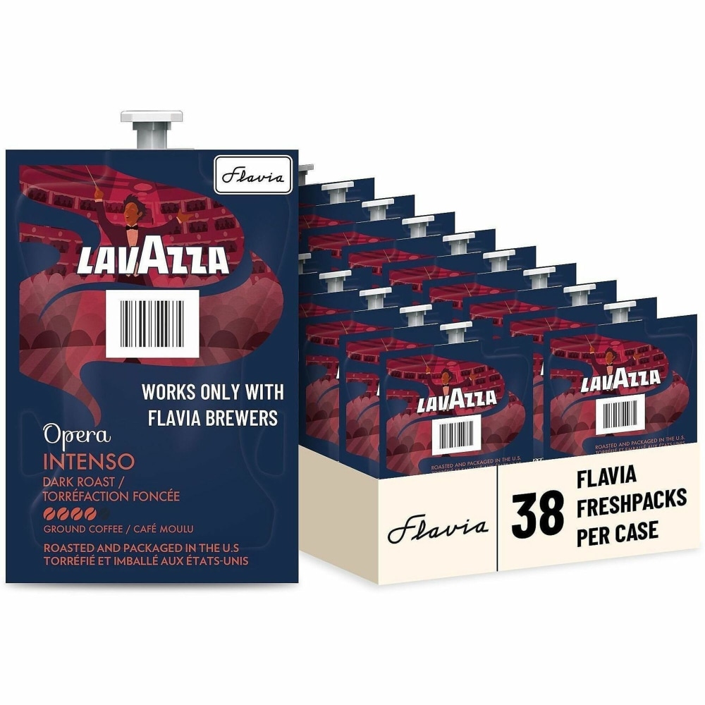 Flavia Freshpack Intenso Dark Roast Coffee Freshpacks, Pack of 38 - 48727 MPN:48727