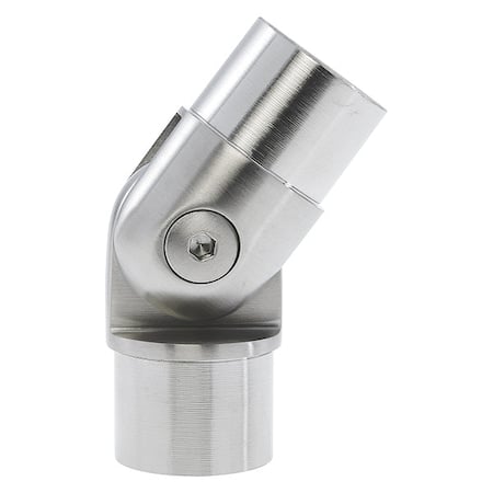 Adj. Flush Elbow, SS, 1-3/4