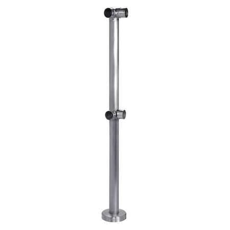 Double Line Guardrail Post Corner, SS MPN:49-D133/4