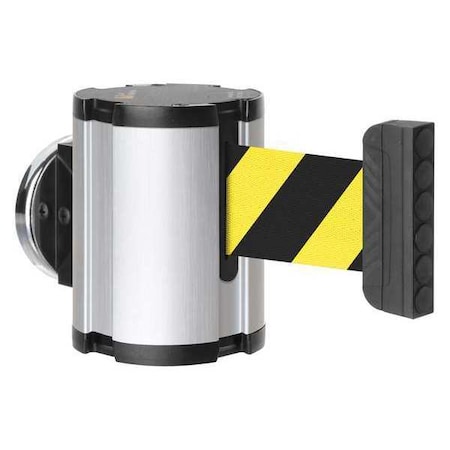 Retractable Belt Barrier, Silver, 15 ft Length, No Legend, Satin Aluminum MPN:50-41300MG/SA/SF