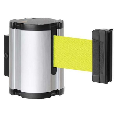 Retractable Belt Barrier, Silver, 15 ft Length, Satin Aluminum MPN:50-41300SA/FY