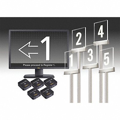 Electronic Queuing System Counter MPN:95-QTPNP115/22/BW/SA