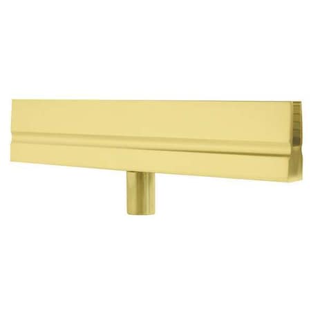 Sign Bracket, Satin Brass MPN:BRACKET-NOSC-2S