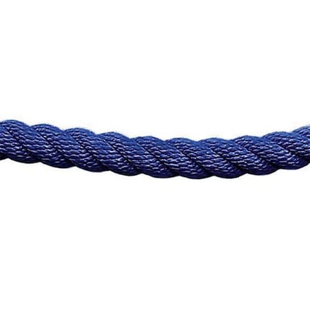 Barrier Rope, 1-1/2 In x 6 ft, Blue MPN:ROPE-TWST-23-06/0-X-XXXX-XX