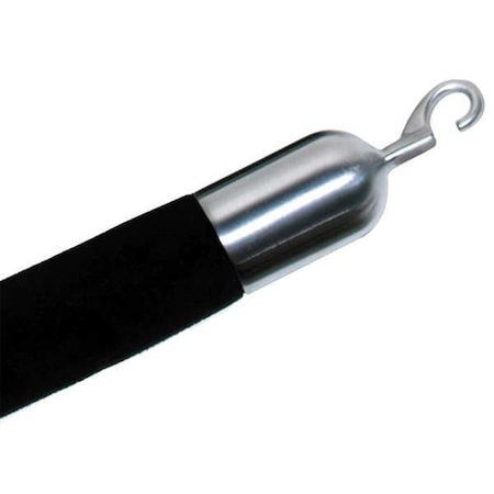Post Rope Hook End, Satin Chrome MPN:ROPEEND-HOOK-1S