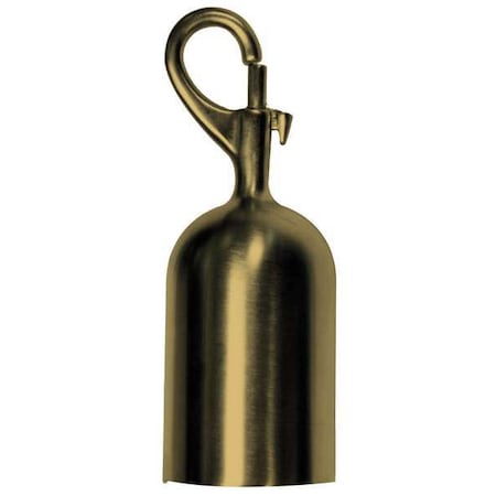 Post Rope Snap End, Satin Brass MPN:ROPEEND-SNAP-2S