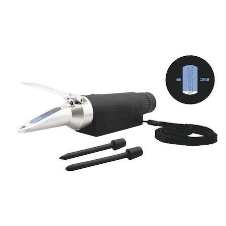 Analog Refractometer, Brix, 9in.L x 2 in.H MPN:RLB-18ATC