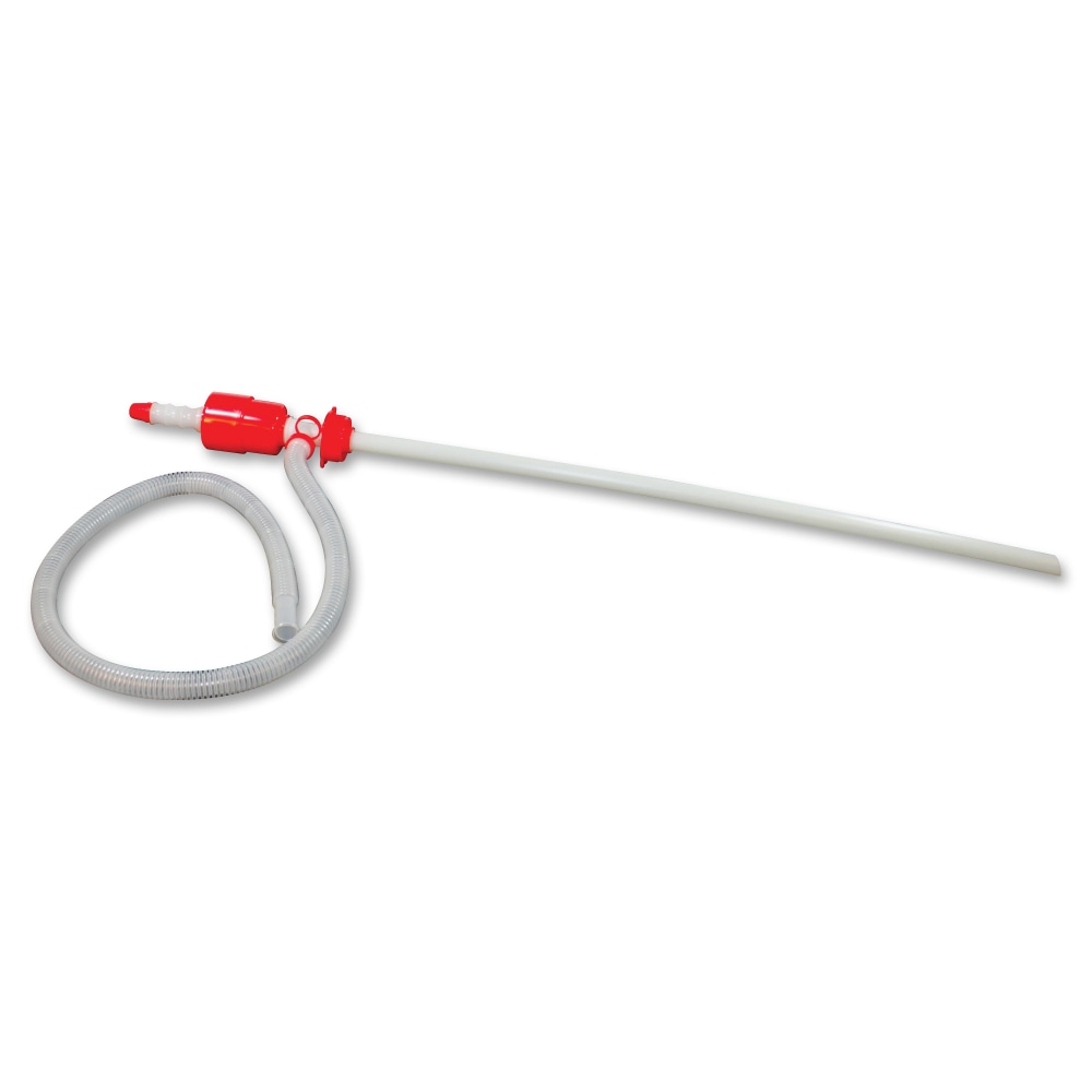 Impact Siphon Drum Pump - 4.6in Width x 45in Length - 6 / Carton - Red, White MPN:2300CT