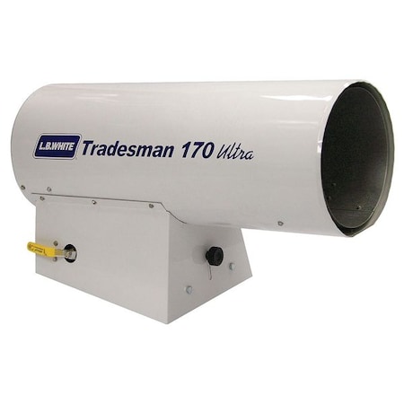 Portable Gas Torpedo Heater, Liquid Propane, Direct Spark, 125, 000 to 170, 000 BtuH, 24 in L MPN:CP170EUPN21163T