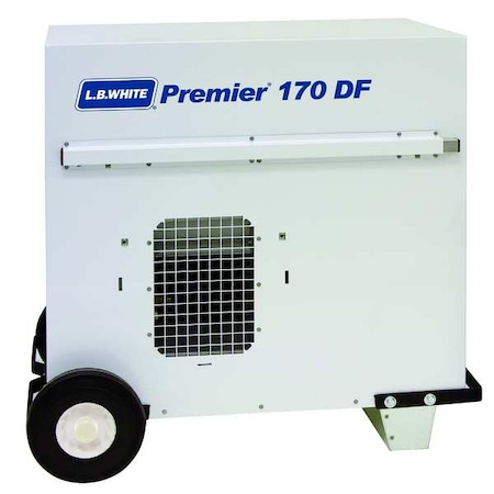 Portable Gas Ducted Tent and Remediation Heater, Natural Gas, Liquid Propane, Direct Spark, 32 in L MPN:CS170BSDN22168T