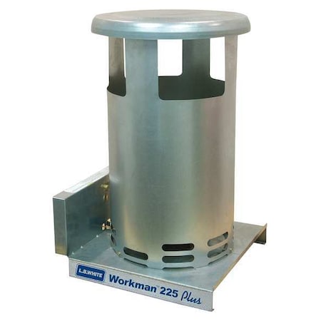 Portable Gas Floor Heater, Liquid Propane, Matchless Piezo, 45, 000 to 225, 000 BtuH, 16 1/2 in L MPN:CV225CZPD11001B