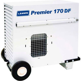 L.B. White® Portable Gas Heater Premier 170 DF 170000 BTU LPG/NG Premier 170 DF 2.0