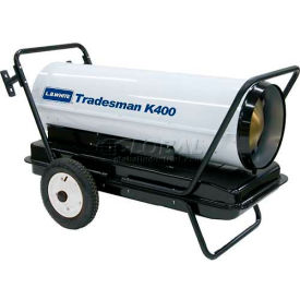 L.B. White® Portable Kerosene Heater Tradesman K400 400K BTU # 1 or # 2 Fuel Oil Tradesman K400