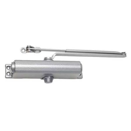 Manual, Hydraulic, 1260 Series Surface Mounted Closers, Surface Mounted Closer, Silver MPN:1261-REG AL