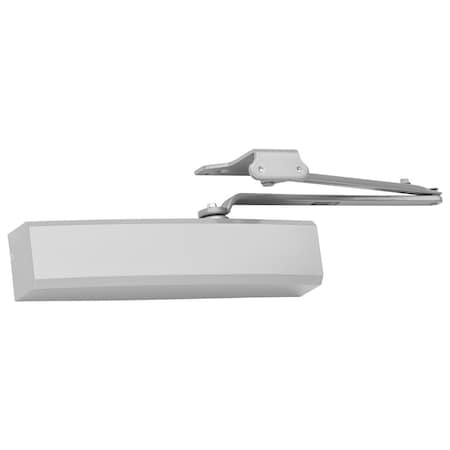 Grade 1 Cast Aluminum Surface Mount Closer, Double Lever Arm with Parallel Bracket, Aluminum Painted MPN:1450-RW/PA AL FC