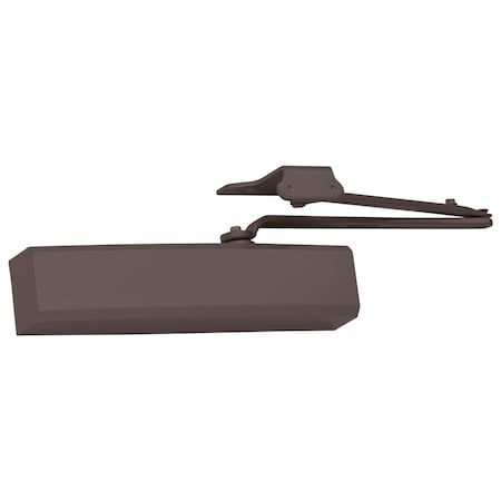 Grade 1 Cast Aluminum Surface Mount Closer, Double Lever with Parallel Bracket, Dark Bronze Painted MPN:1450-RW/PA DKBRZ FC