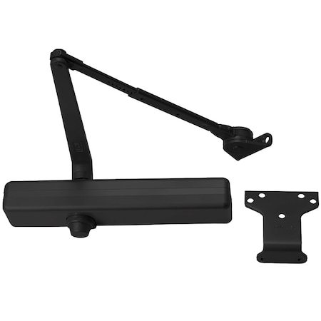 Hold Open Arm w/62PA Shoe Door Closer, Black MPN:1461-HW/PA BLACK