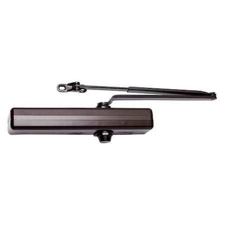 Manual, Hydraulic, 1460 Series Surface Mounted Closers, Door Closer, Medium Duty Matte Brass MPN:1461-RW/PA BRASS