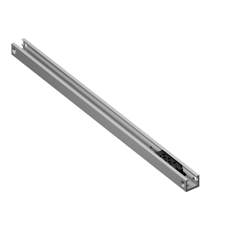 Grade 1 Slide Track with Bumper and Hold, Track Only, Aluminum Painted Finish, Non-Handed MPN:2030-3038HB 689