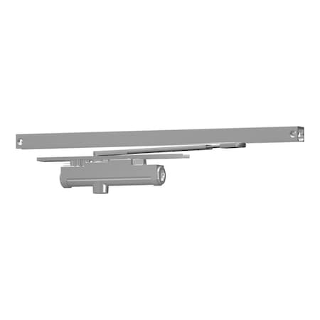 Hold Open Track Door Closer, Left Hand, Aluminum MPN:3133-H LH AL