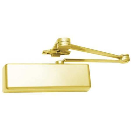 Manual, Hydraulic, 4030 Series Surface Mounted Closers, Surface Mounted Universal Closer, Interior MPN:4031-CUSH BRASS