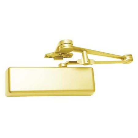 Manual, Hydraulic, 4030 Series Surface Mounted Closers, Surface Mounted Universal Closer, Interior MPN:4031-HCUSH BRASS