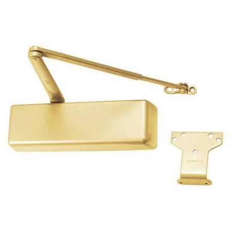 Manual, Hydraulic, 4030 Series Surface Mounted Closers, Surface Mounted Universal Closer, Interior MPN:4031-RW/PA BRASS