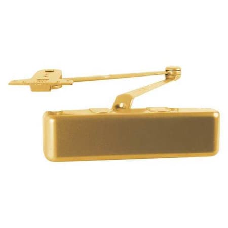Manual, Hydraulic, 4030 Series Surface Mounted Closers, Surface Mounted Universal Closer, Interior MPN:4031-SCUSH BRASS