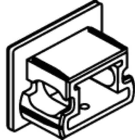 End Cap, Silver, Aluminum, 1 in. L MPN:4040SE-73