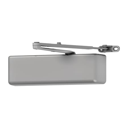 Grade 1 Surface Door Closer, Long Arm, Aluminum Painted Finish, Non-Handed MPN:4040XP-LONG AL