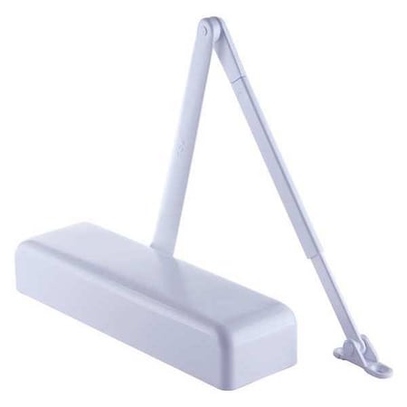 Manual, Hydraulic, 4040XP Series Surface Mounted Closers, Surface Mounted Closer, Heavy Duty White MPN:4040XP-REG LH RAL9003