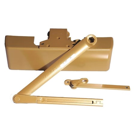 Manual, Hydraulic, 4040XP Series Surface Mounted Closers, Surface Mounted Closer, Heavy Duty MPN:4040XP-RW/PA BRASS