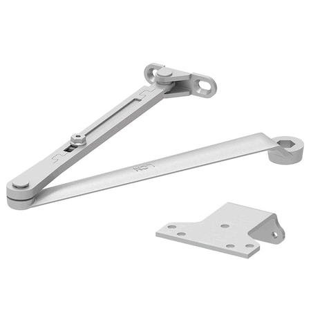4050A Series Grade 1 Regular Arm with 62PA Shoe, 180 Degree Swing, Non-Handed, Aluminum Painted Fin MPN:4050A-3077/PA 689