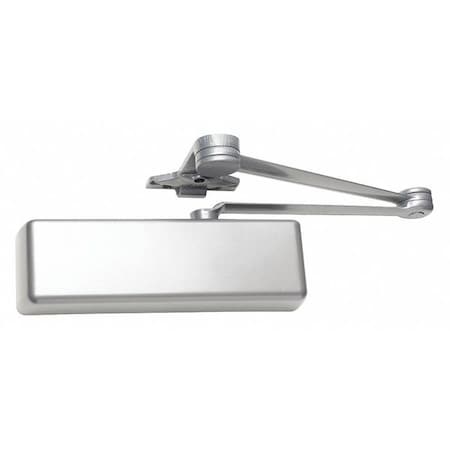 Manual, Hydraulic, 4110 Series Surface Mounted Closers, Surface Mounted Closer, Heavy Duty Aluminum MPN:4111-CUSH RH AL