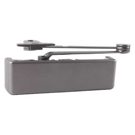 Manual, Hydraulic, 4110 Series Surface Mounted Closers, Surface Mounted Closer, Heavy Duty Aluminum MPN:4111-SCUSH LH AL