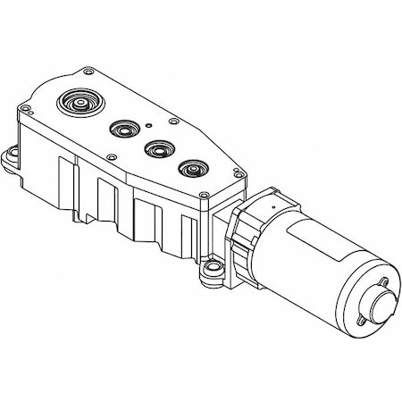 Motor Gear Box, Aluminum, 9550, Gray MPN:9550-3454 LH