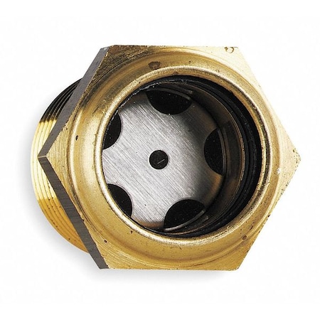 Gage, Sight Plug, Lo PSI, Body: Solid Brass MPN:LSP151-08-01